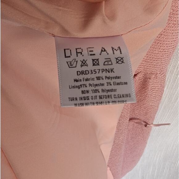 Dream Sister Jane Pink Bow Embellished Sleeveless Midi Dress, size S - Picture 6 of 9